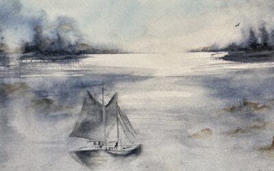 Akvarell Morning Mist